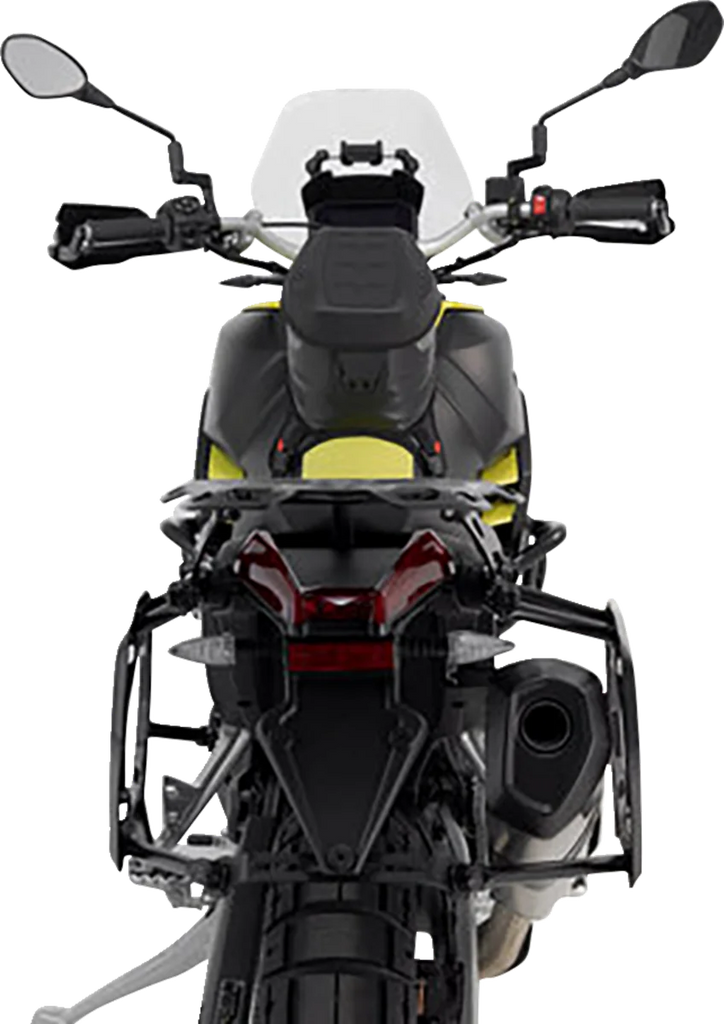 SW-MOTECH Adventure Luggage System - Silver - Aprilia Tuareg 660 '22-'24 ADV.13.849.75000/S - Installation View