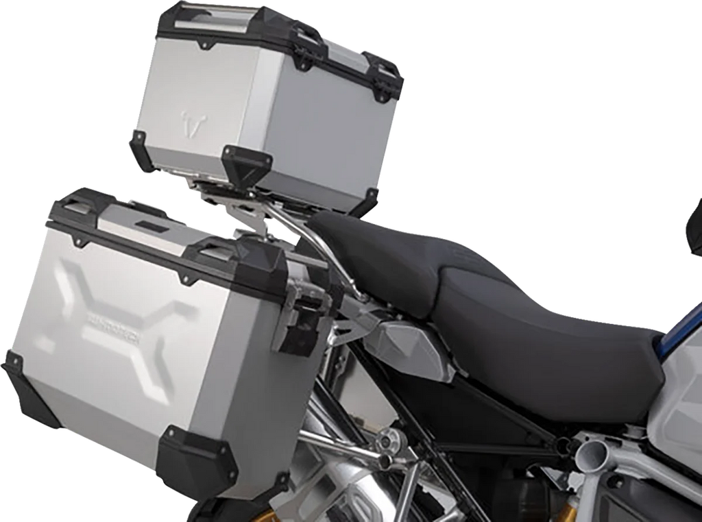 SW-MOTECH Adventure Luggage System - Silver - BMW 1250 GS Adventure '19-'24 ADV.07.664.75200/S - Main Product View
