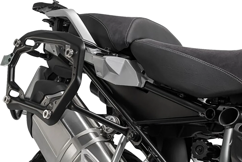 SW-MOTECH Adventure Luggage System - Silver - BMW 1250 GS Adventure '19-'24 ADV.07.664.75200/S - Back View