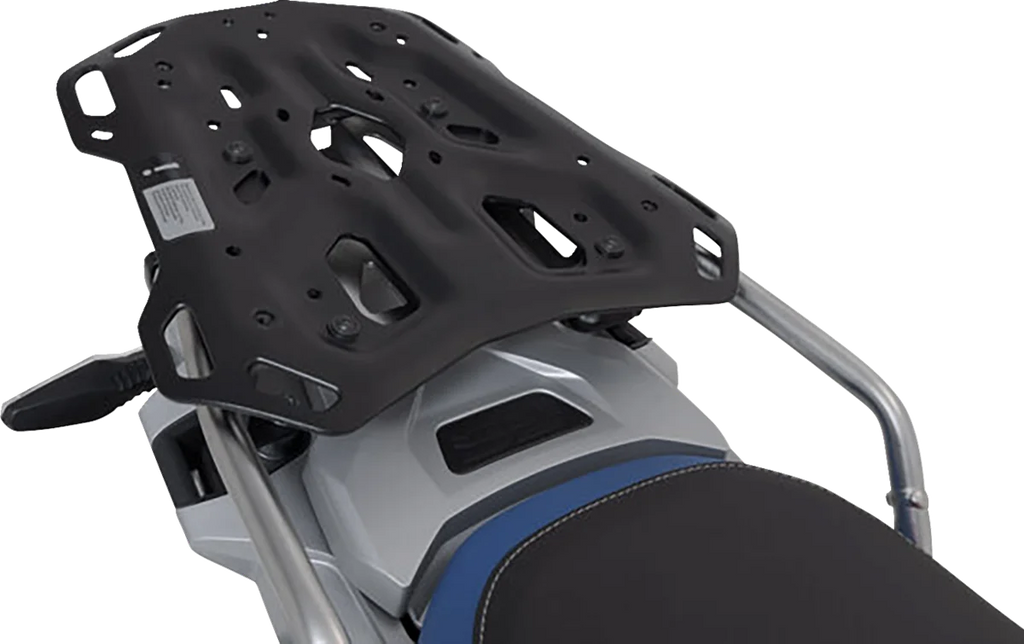 SW-MOTECH Adventure Luggage System - Silver - BMW 1250 GS/Adventure '21-'24 ADV.07.664.75300/S - Back View