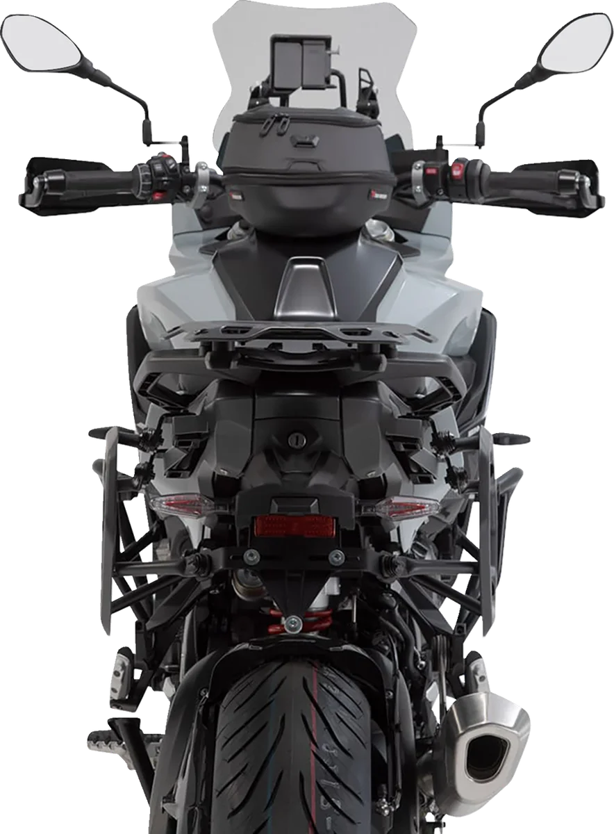 SW-MOTECH Adventure Luggage System - Silver - BMW S1000 XR '19-'24 ADV.07.954.75001/S - Back View
