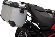 Load image into Gallery viewer, SW-MOTECH Adventure Luggage System - Silver - Ducati Multistrada '16-'24 ADV.22.114.75000/S - Side View