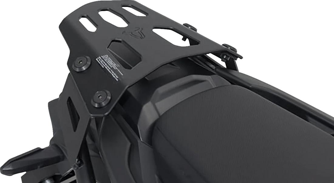SW-MOTECH Adventure Luggage System - Silver - Honda NC750 '20-'24 ADV.01.841.75000/S - Back View