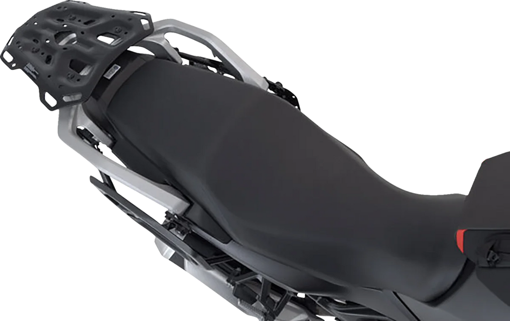 SW-MOTECH Adventure Luggage System - Silver - Honda Transalp '24 ADV.01.070.75000/S - Back View