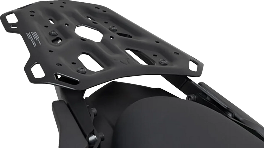 SW-MOTECH Adventure Luggage System - Silver - Kawasaki Versys 650 '14-'22 ADV.08.518.75000/S - Back View