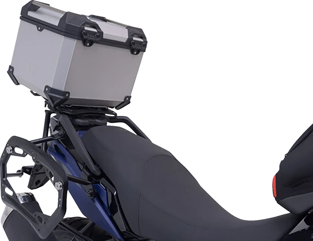 SW-MOTECH Adventure Luggage System - Silver - Suzuki VStrom 800 '23-'24 ADV.05.845.75000/S - Back View