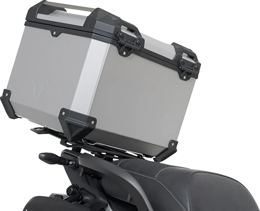SW-MOTECH Adventure Luggage System - Silver - Triumph Tiger '20-'24 ADV.11.905.75002/S - Installation View