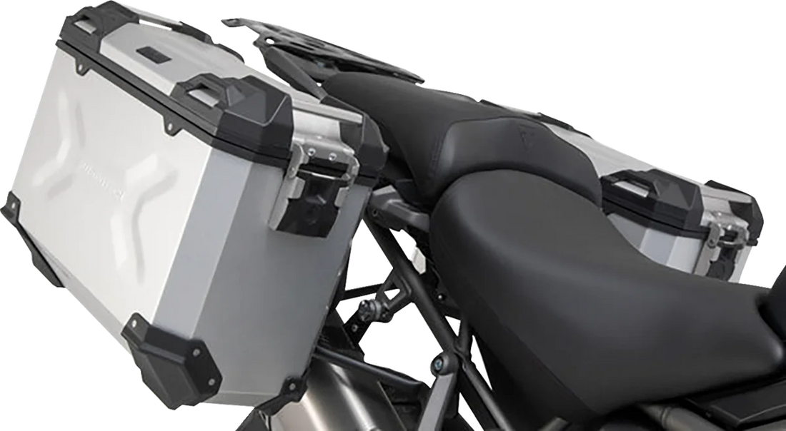 SW-MOTECH Adventure Luggage System - Silver - Triumph Tiger 1200 '12-'21 ADV.11.900.75000/S - Installation View