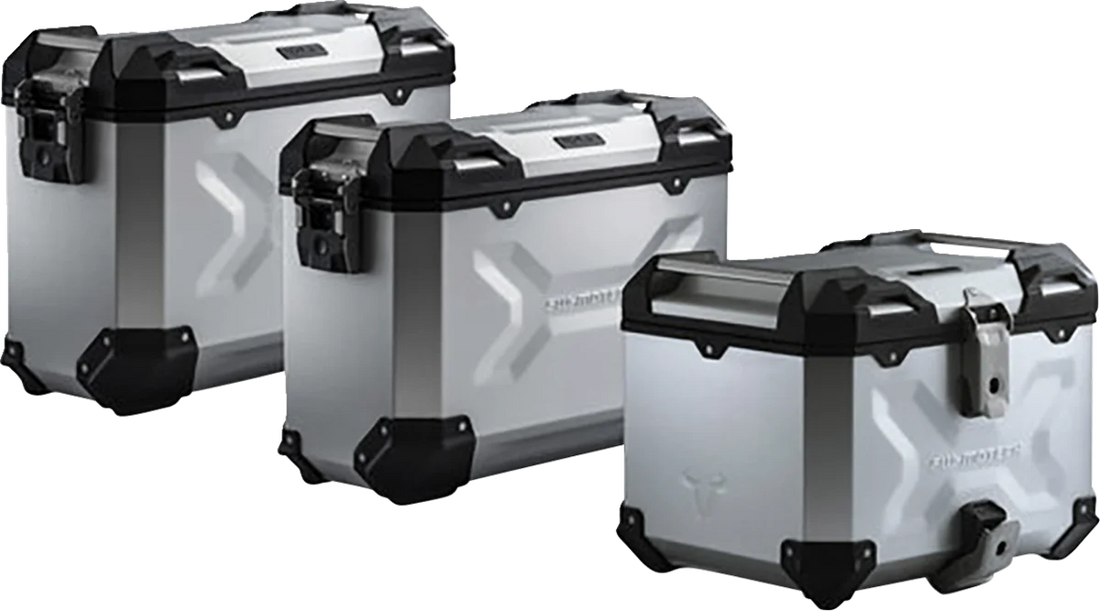 SW-MOTECH Adventure Luggage System - Silver - Triumph Tiger 1200 '22-'23 ADV.11.905.75102/S - Side View