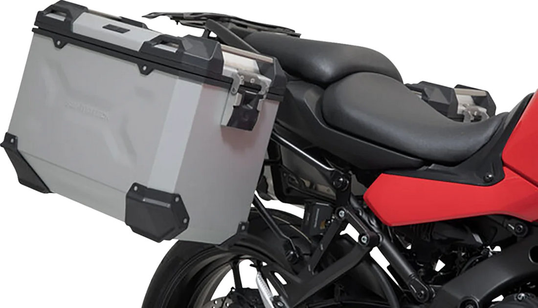 SW-MOTECH Adventure Luggage System - Silver - Yamaha Tracer 9 GT '21-'24 ADV.06.921.75000/S - Additional View 5
