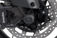 Load image into Gallery viewer, SW-MOTECH Axle Sliders - Front - Set - Husqvarna/KTM STP.04.176.10901/B - Back View