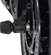 Load image into Gallery viewer, SW-MOTECH Axle Sliders - Front - Set - Triumph 660/675/765 STP.11.176.10501/B - Side View