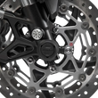 Load image into Gallery viewer, SW-MOTECH Axle Sliders - Front - Set - Yamaha/Aprilia STP.06.176.10401/B - Side View