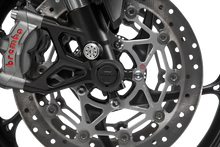 Load image into Gallery viewer, SW-MOTECH Axle Sliders - Front - Set - Yamaha/Aprilia STP.06.176.10401/B - Side View