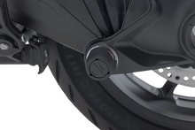 Load image into Gallery viewer, SW-MOTECH Axle Sliders - Rear - Set - BMW STP.07.176.10001/B - Side View