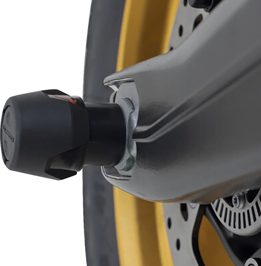 SW-MOTECH Axle Sliders - Rear - Set - BMW/Honda STP.07.176.10901/B - Side View