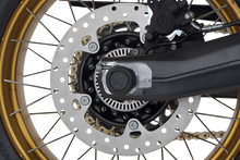Load image into Gallery viewer, SW-MOTECH Axle Sliders - Rear - Set - BMW/Honda STP.07.176.10901/B - Installation View