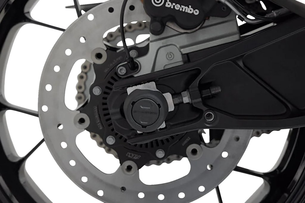 SW-MOTECH Axle Sliders - Rear - Set - KTM/Husqvarna STP.04.176.10701/B - Back View