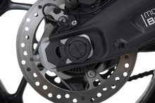 Load image into Gallery viewer, SW-MOTECH Axle Sliders - Rear - Set - Triumph 660 STP.11.176.10700/B - Installation View