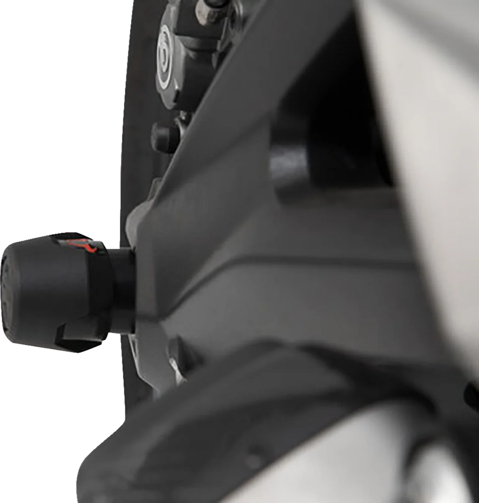 SW-MOTECH Axle Sliders - Rear - Set - Yamaha STP.06.176.10201/B - Side View