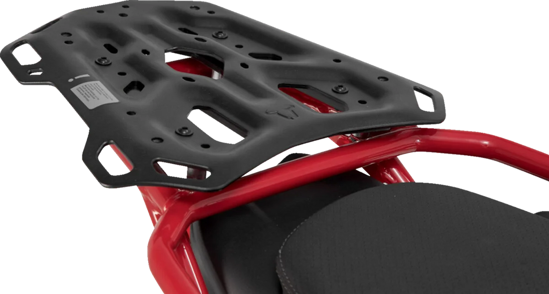 SW-MOTECH DUSC Hard Case System - Black - Moto Guzzi V85TT '19-'24 GPT.17.925.65000/B - Back View