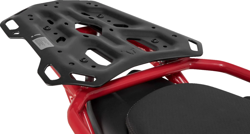 SW-MOTECH DUSC Hard Case System - Black - Moto Guzzi V85TT '19-'24 GPT.17.925.65000/B - Back View