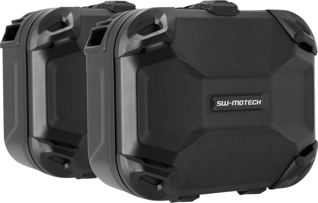 SW-MOTECH DUSC Hard Case System - Multistrada '15-'24 KFT.22.114.65000/B - Side View