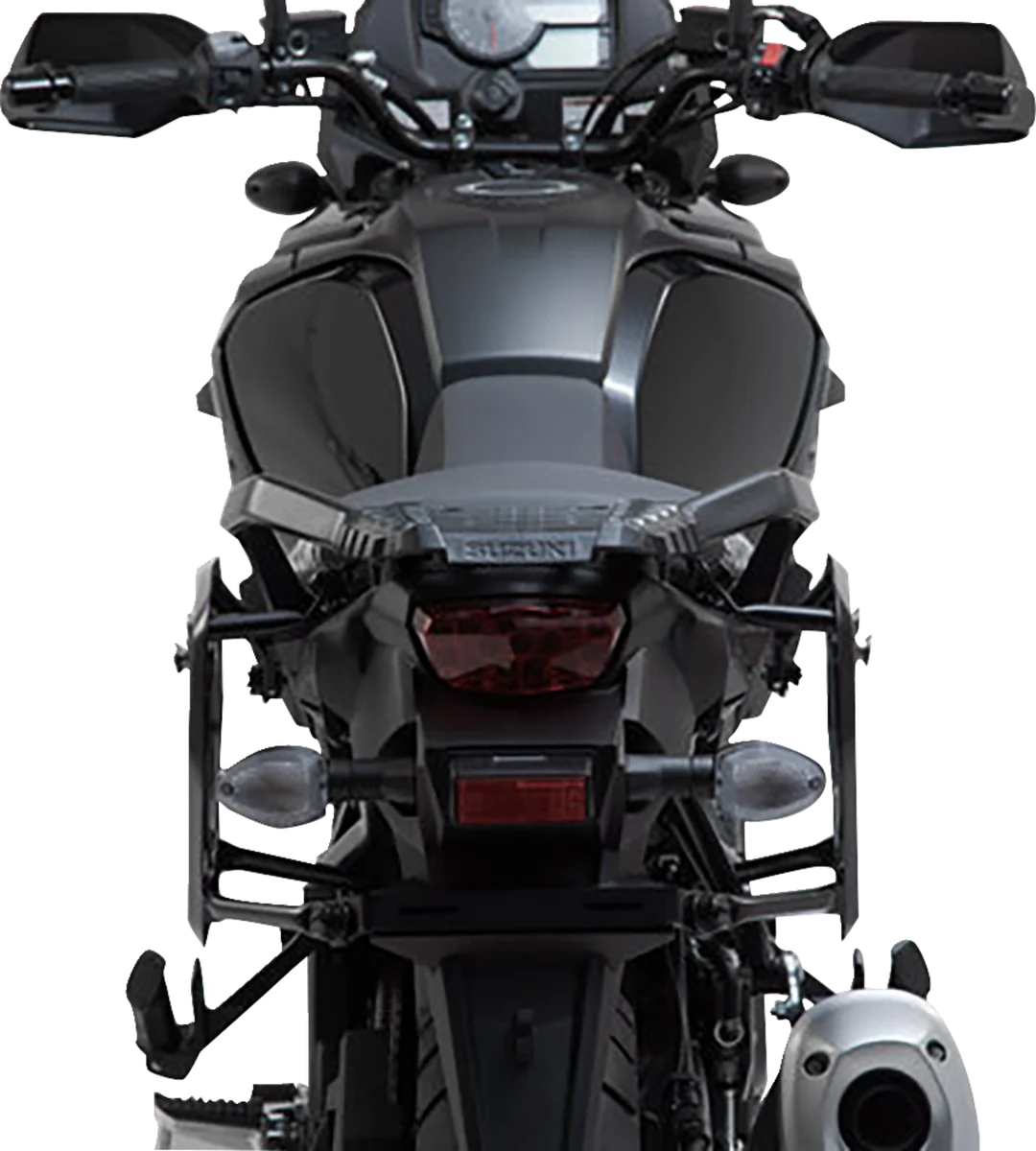 SW-MOTECH DUSC Hard Case System - Suzuki V-Strom 1000 KFT.05.440.65100/B - Back View