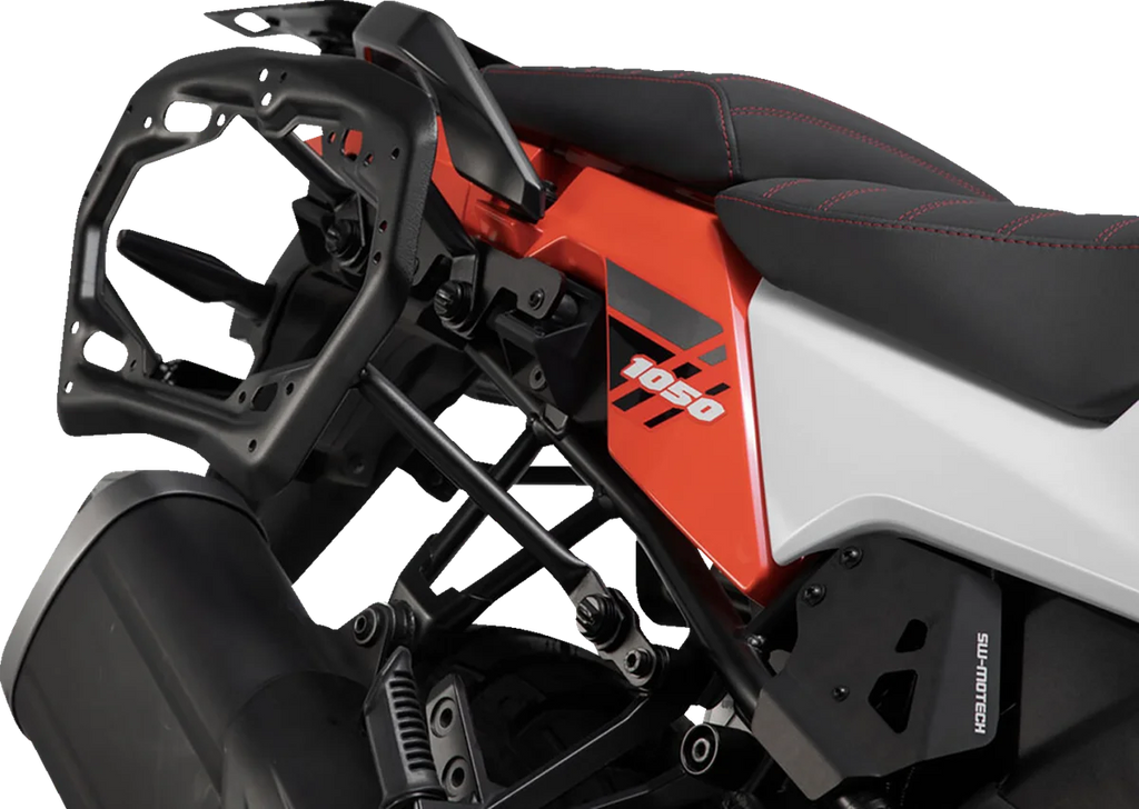 SW-MOTECH DUSC Hard Case System - Vstrom 1050 '20-'24 KFT.05.936.65000/B - Back View
