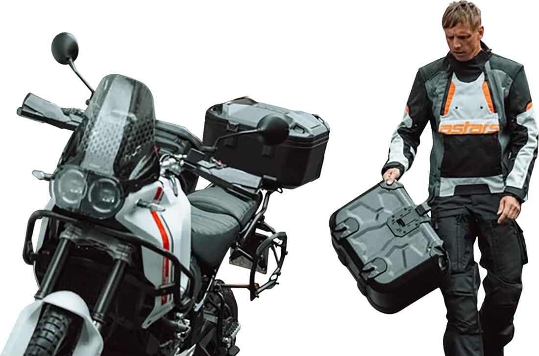 SW-MOTECH DUSC Hard Case - XL - 55 Liter HSK.00.745.12000/B - Back View