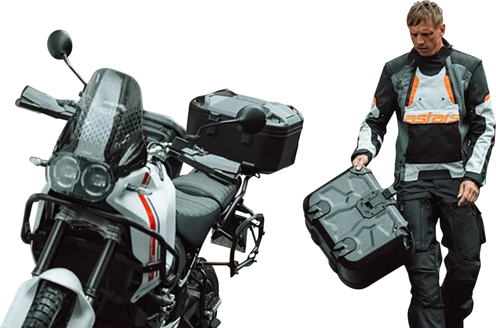 SW-MOTECH DUSC Hard Case - XL - 55 Liter HSK.00.745.12000/B - Back View