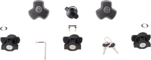 SW-MOTECH DUSC Lock Set - 3 Locks + 1 TRAX Lock Set + 2 Anti-theft Devices LOC.00.745.10200