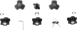 SW-MOTECH DUSC Lock Set - 3 Locks + 1 TRAX Lock Set + 2 Anti-theft Devices LOC.00.745.10200