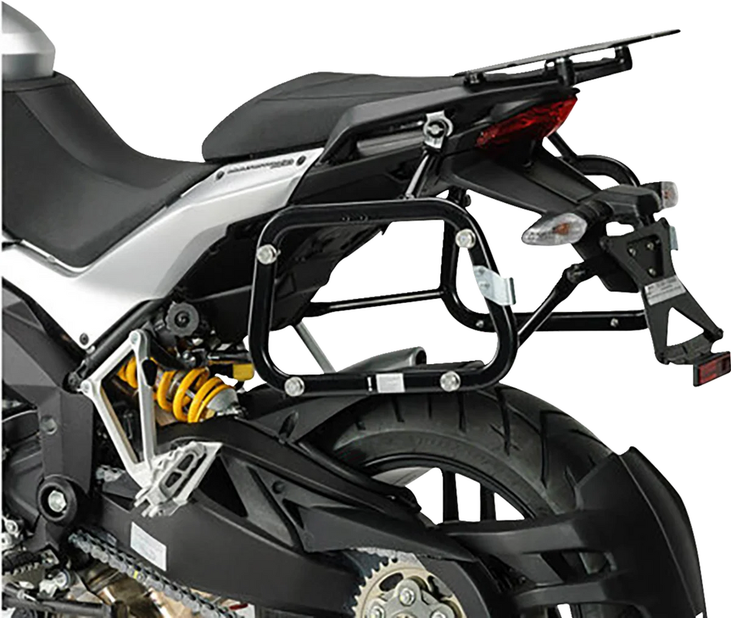 SW-MOTECH EVO Side Carrier - Left/Right - Ducati - Multistrada 1200/S KFT.22.140.20000/B - Back View