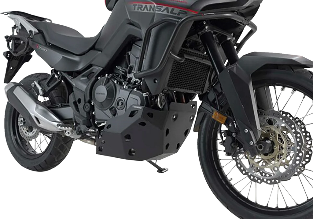 SW-MOTECH Engine Guard - Black - Honda - Transalp XL750R MSS.01.070.10001/B - Detail View