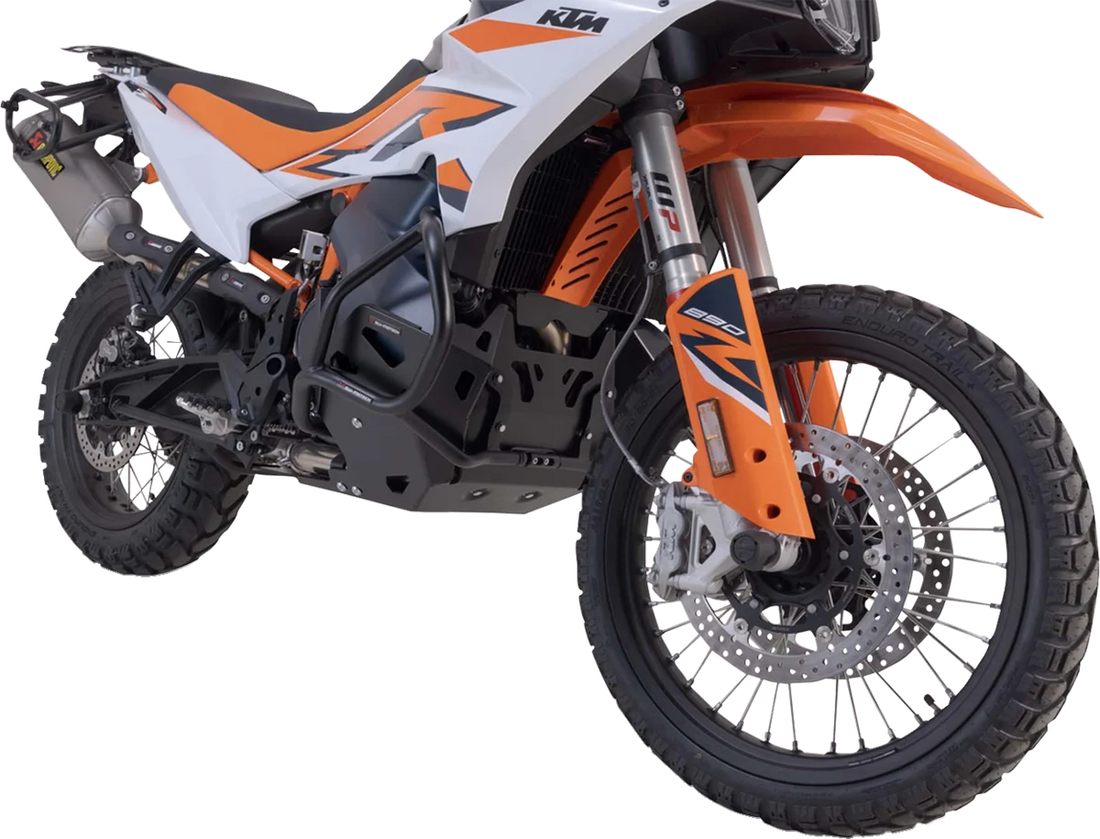 SW-MOTECH Engine Guard - Black -KTM - 790/890 Adventure/R MSS.04.521.10002/B - Installation View