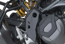 Load image into Gallery viewer, SW-MOTECH Heel Guard - Black - Ducati SCT.22.995.10001/B - Side View