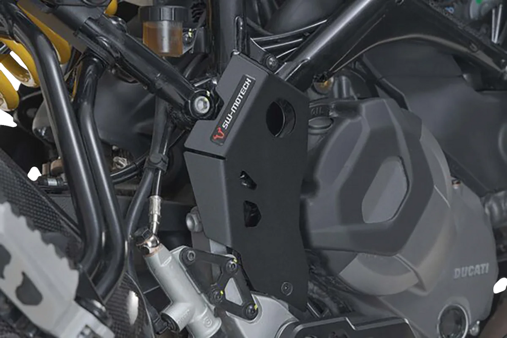 SW-MOTECH Heel Guard - Black - Ducati SCT.22.995.10001/B - Detail View