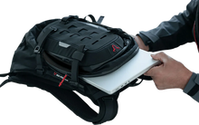 Load image into Gallery viewer, SW-MOTECH PRO Cosmo Backpack - Black/Anthracite BC.RUC.00.004.30000 - Back View