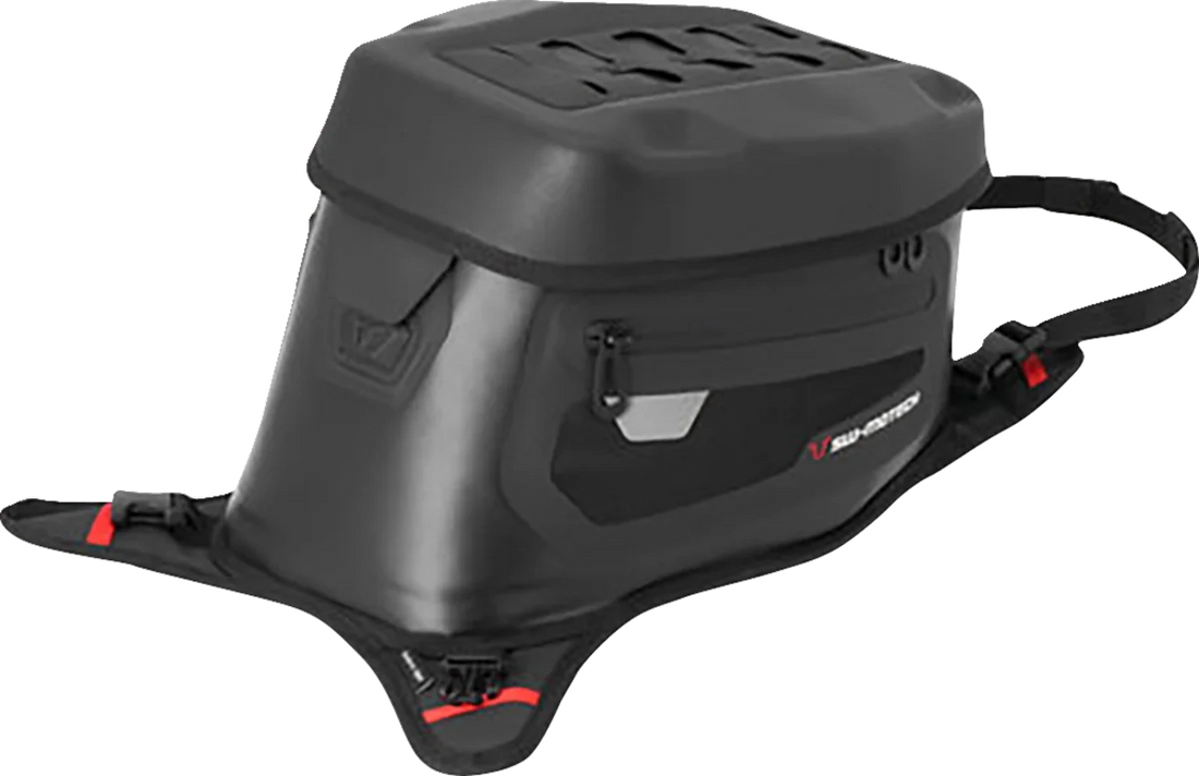 SW-MOTECH PRO Enduro WP Strap Tank Bag - 11 Liter - Black BC.WPB.00.023.10000 - Back View
