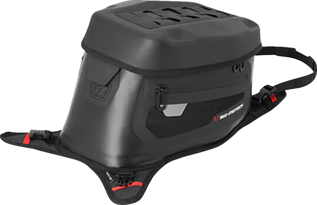 SW-MOTECH PRO Enduro WP Strap Tank Bag - 11 Liter - Black BC.WPB.00.023.10000 - Back View