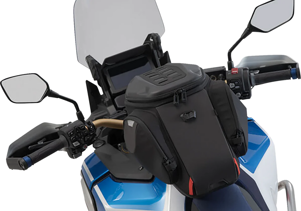 SW-MOTECH PRO GS Tank Bag - Black BC.TRS.00.103.30000 - Back View