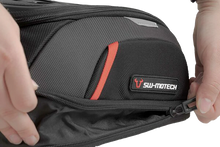 Load image into Gallery viewer, SW-MOTECH PRO Micro Tank Bag - 3 to 5 Liter - Black BC.TRS.00.110.30000 - Installation View