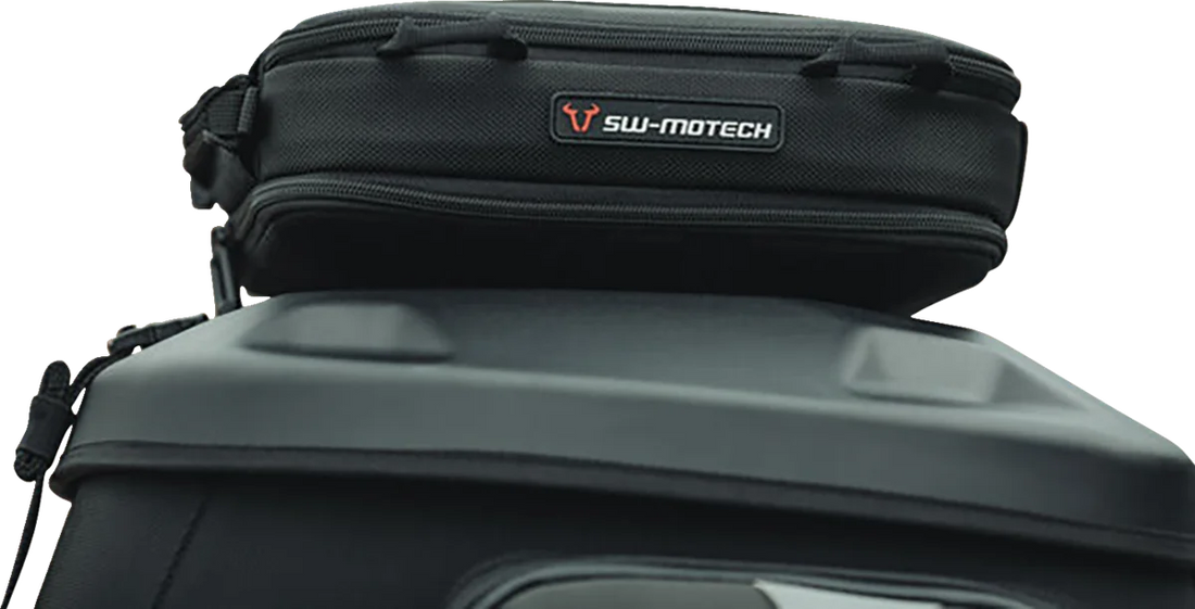 SW-MOTECH PRO Plus Accessory Bag - 3 to 6 Liter - Black BC.HTA.00.308.30000 - Back View