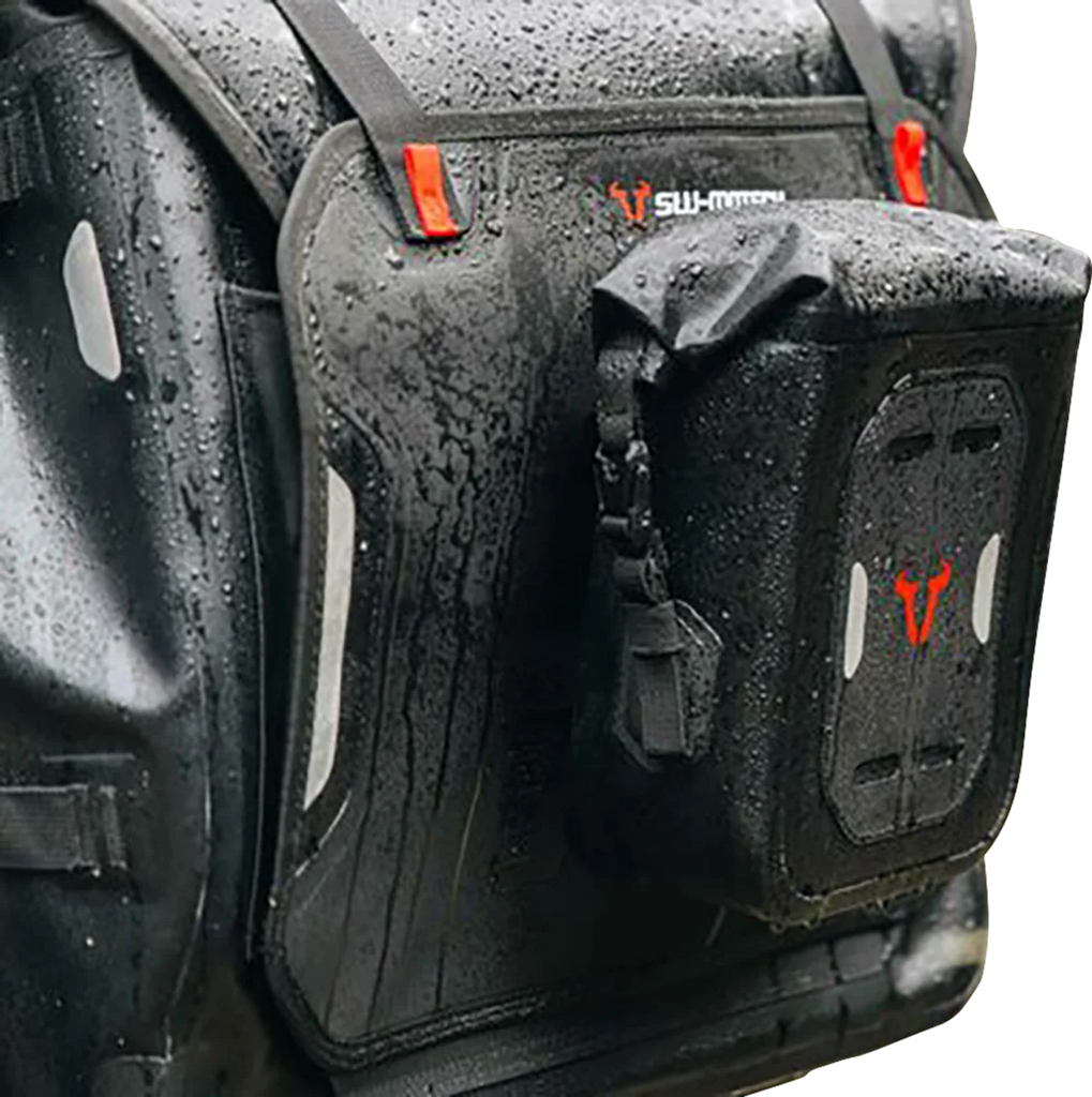 SW-MOTECH PRO Plus Waterproof Accessory Bag - Black BC.WPB.00.027.10000 - Back View