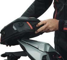 Load image into Gallery viewer, SW-MOTECH PRO Roadpack Tail Bag - 8 to 14 Liter - Black/Anthracite BC.HTA.00.307.30000 - Installation View