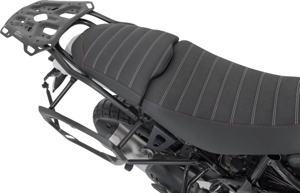 SW-MOTECH PRO Side Carrier - Left/Right - Black - Ducati - DesertX KFT.22.995.30001/B - Back View
