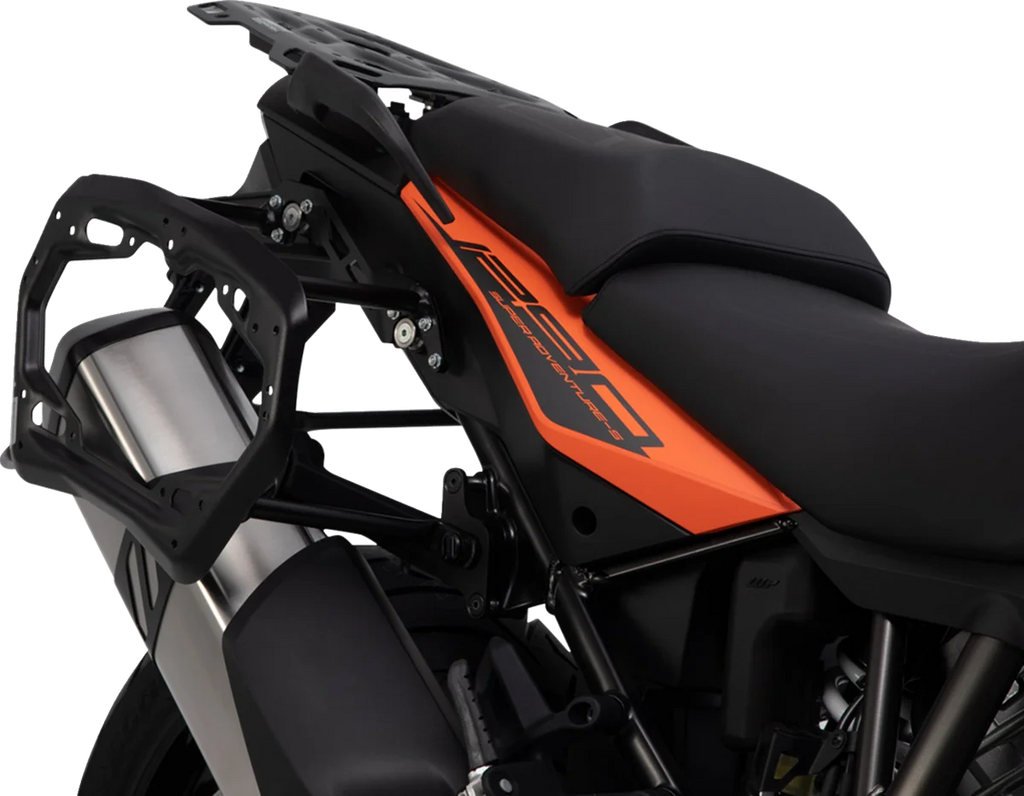SW-MOTECH PRO Side Carrier - Left/Right - KTM KFT.04.333.30001/B - Back View