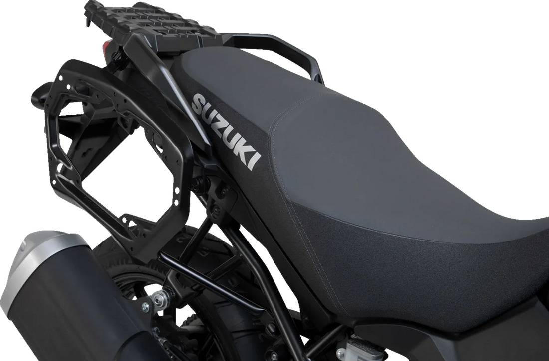 SW-MOTECH PRO Side Carrier - Left/Right - Suzuki - V-Storm 1000 KFT.05.440.30000/B - Back View