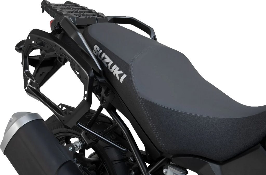 SW-MOTECH PRO Side Carrier - Left/Right - Suzuki - V-Storm 1000 KFT.05.440.30000/B - Back View